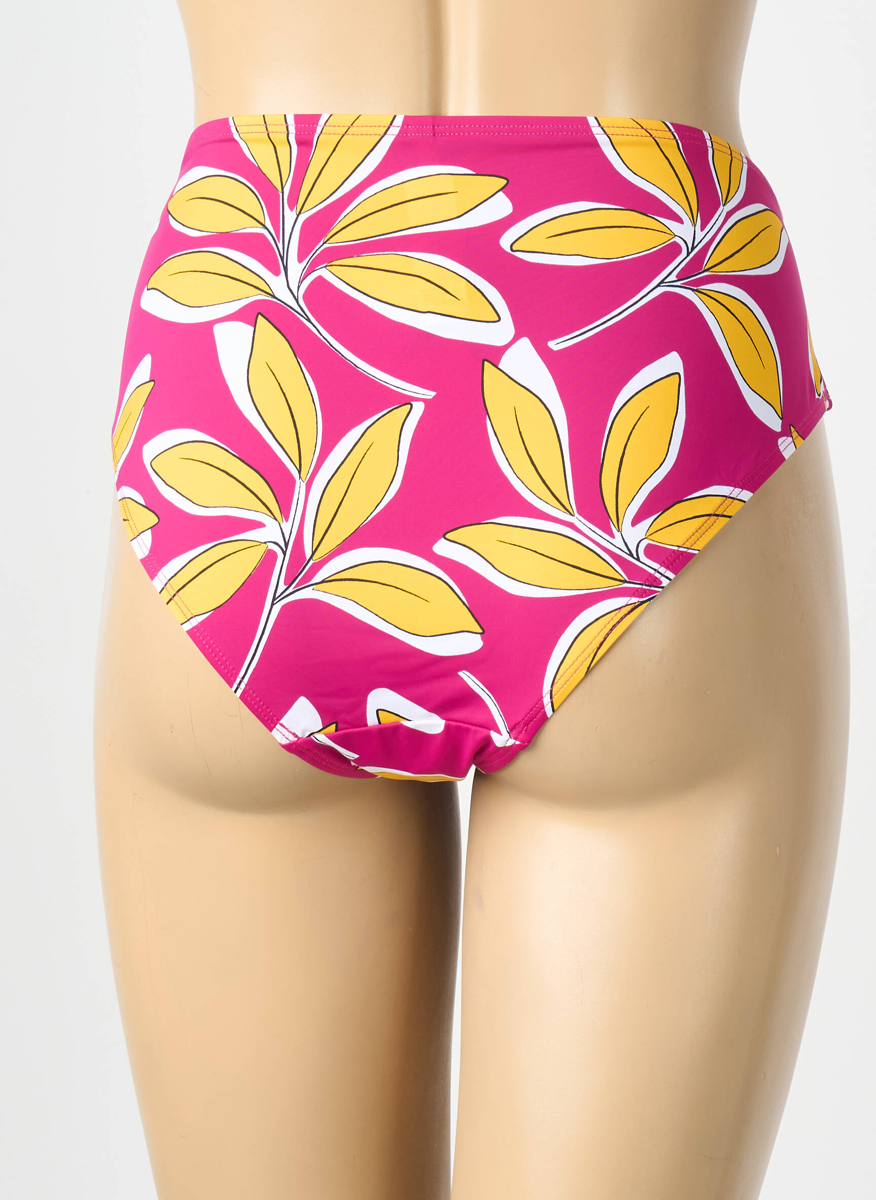 Bas de maillot de bain imprimé fleurs culotte rose AUBADE femme