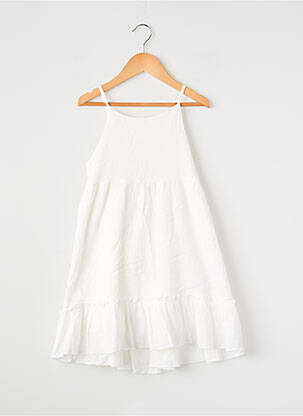 Robe mi-longue fines bretelles fines bretelles blanc NAME IT fille