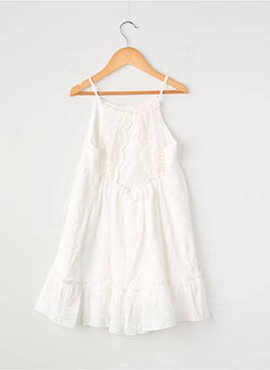 Robe mi-longue fines bretelles fines bretelles blanc NAME IT fille