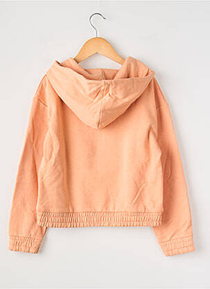 Sweat-shirt à capuche poches manches longues orange NAME IT fille