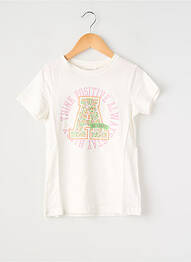 Top imprimé fantaisie manches courtes blanc NAME IT fille
