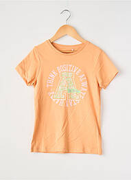 Top imprimé fantaisie manches courtes orange NAME IT fille