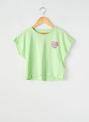 T-shirt coupe droite manches courtes vert NAME IT garçon