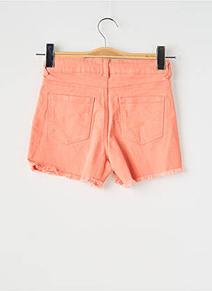 Short fermeture zippée sous rabat boutonné orange NAME IT fille