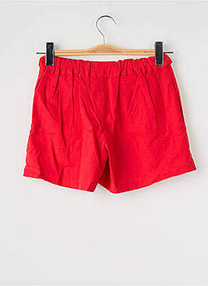 Short poches taille élastique rouge NAME IT fille