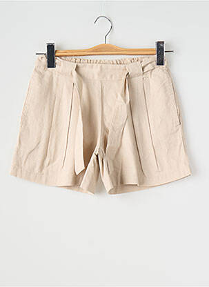 Short poches taille élastique beige NAME IT fille
