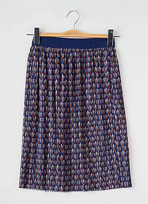 Jupe mi-longue taille élastique bleu NAME IT fille