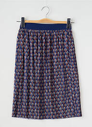 Jupe mi-longue taille élastique bleu NAME IT fille