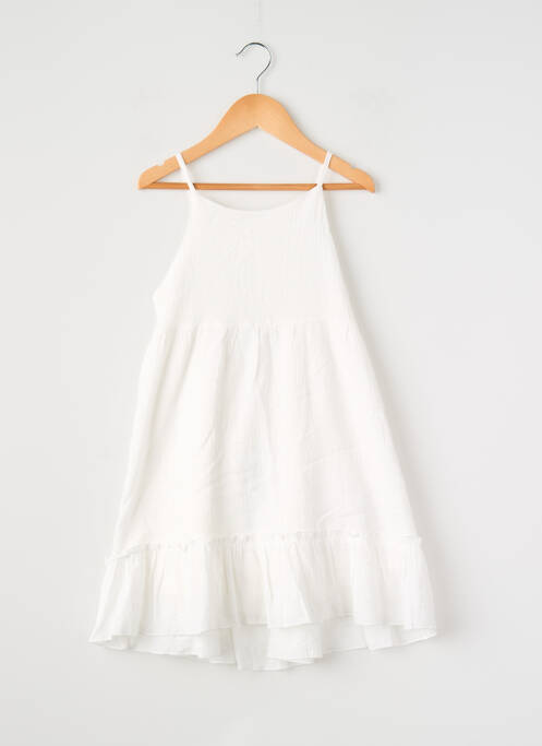 Robe mi-longue fines bretelles fines bretelles blanc NAME IT fille