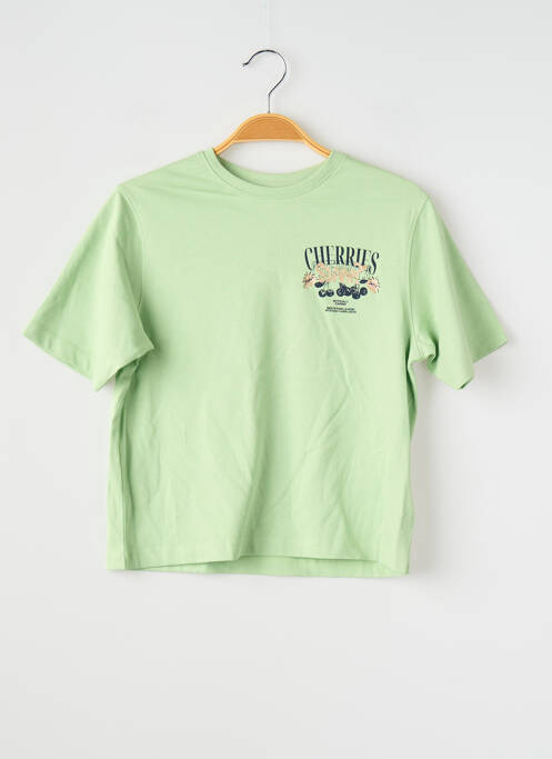 T-shirt coupe droite manches courtes vert NAME IT fille