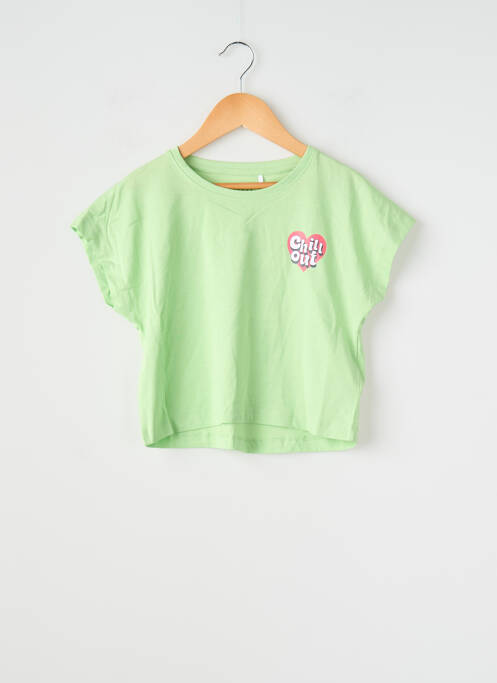 T-shirt coupe droite manches courtes vert NAME IT garcon