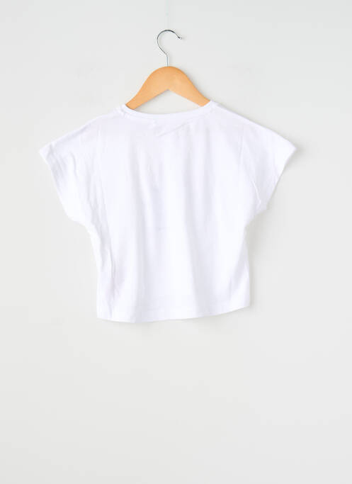 T-shirt coupe droite manches courtes blanc NAME IT fille