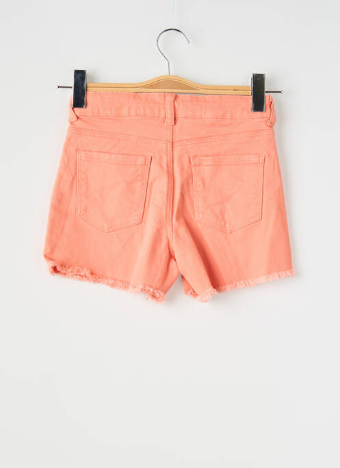 Short fermeture zippée sous rabat boutonné orange NAME IT fille