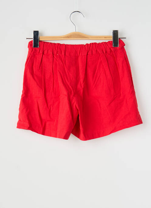 Short poches taille élastique rouge NAME IT fille