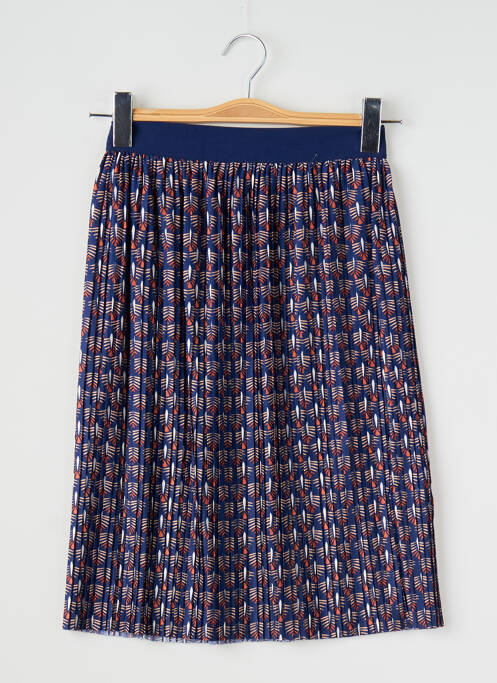 Jupe mi-longue taille élastique bleu NAME IT fille