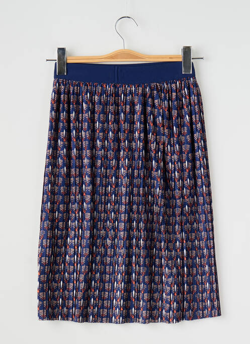 Jupe mi-longue taille élastique bleu NAME IT fille