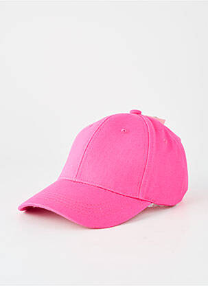 Casquette tissage popeline rose NEW FASHION unisexe