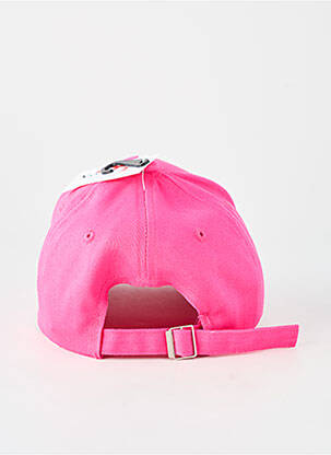 Casquette tissage popeline rose NEW FASHION unisexe