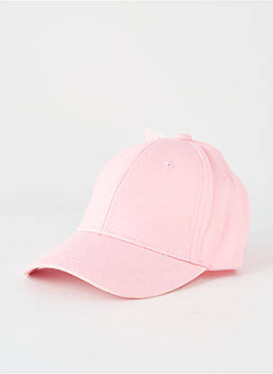Casquette tissage popeline rose NEW FASHION unisexe