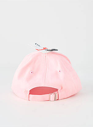 Casquette tissage popeline rose NEW FASHION unisexe