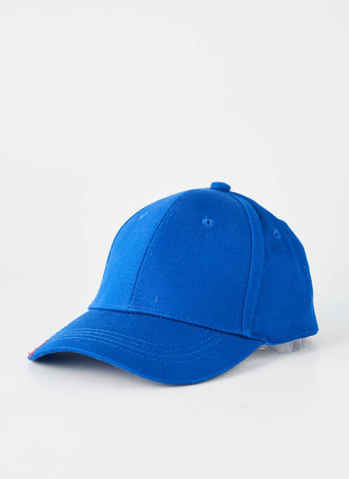 Casquette tissage popeline bleu NEW FASHION unisexe