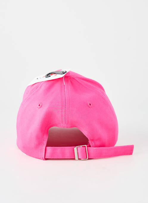 Casquette tissage popeline rose NEW FASHION unisexe