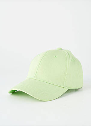 Casquette tissage popeline vert NEW FASHION unisexe