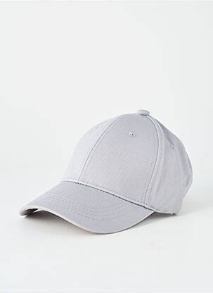 Casquette tissage popeline gris NEW FASHION unisexe