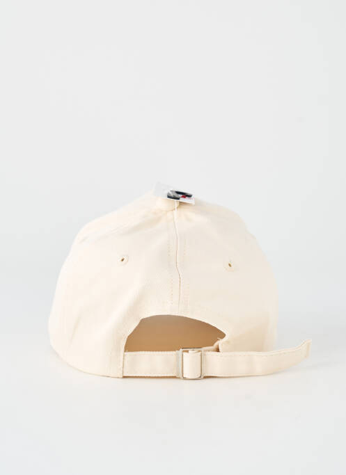 Casquette tissage popeline beige clair NEW FASHION unisexe