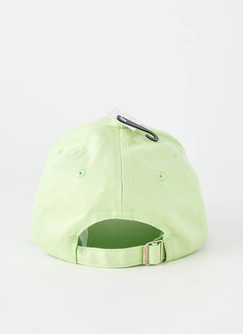 Casquette tissage popeline vert NEW FASHION unisexe