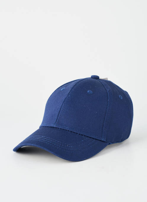 Casquette tissage popeline bleu NEW FASHION unisexe