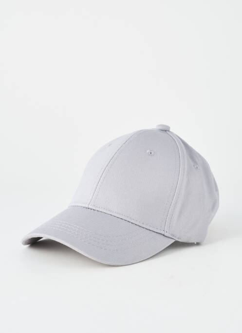 Casquette tissage popeline gris NEW FASHION unisexe