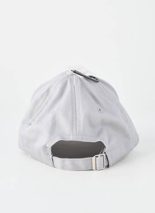 Casquette tissage popeline gris NEW FASHION unisexe