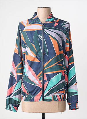 Blouson effet matière satinée bleu TIFFOSI femme