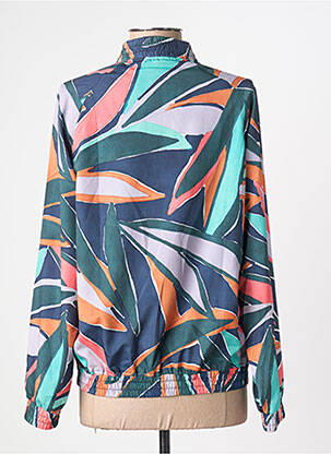 Blouson effet matière satinée bleu TIFFOSI femme