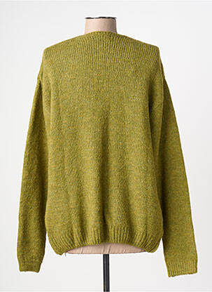 Gilet manches longues manches longues vert GEISHA femme
