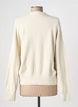 Pull resserrée sur le bas manches longues beige RINO & PELLE femme