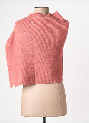 Poncho coupe ample rose SURKANA femme