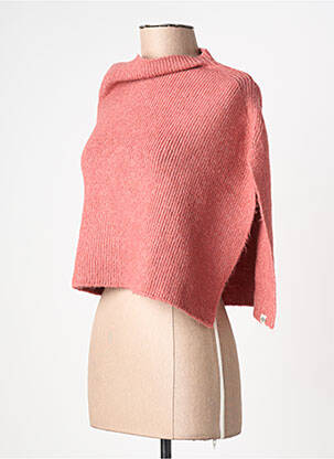Poncho coupe ample rose SURKANA femme