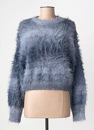 Pull col rond manches longues gris MOLLY BRACKEN femme