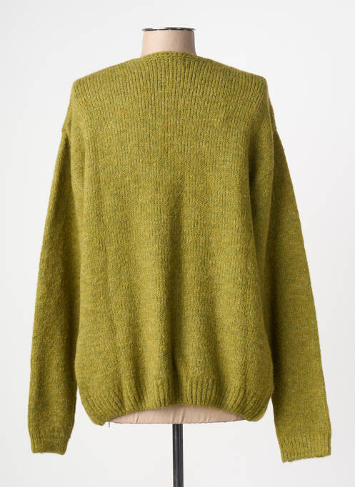 Gilet manches longues manches longues vert GEISHA femme