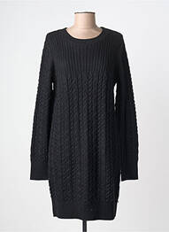 Robe pull resserrée sur le bas manches longues noir FREEMAN T.PORTER femme