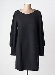Robe pull stretch manches longues noir SURKANA femme