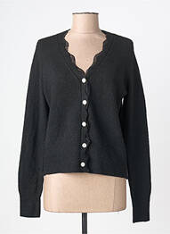 Gilet manches longues stretch noir MOLLY BRACKEN femme
