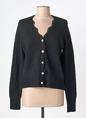 Gilet manches longues stretch noir MOLLY BRACKEN femme