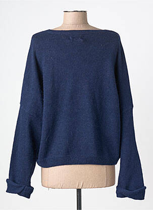 Pull stretch manches longues bleu BSB femme