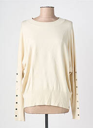 Pull stretch manches longues beige RINO & PELLE femme