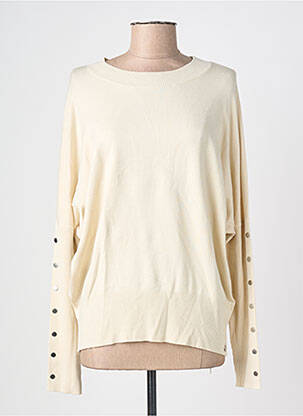 Pull stretch manches longues beige RINO & PELLE femme