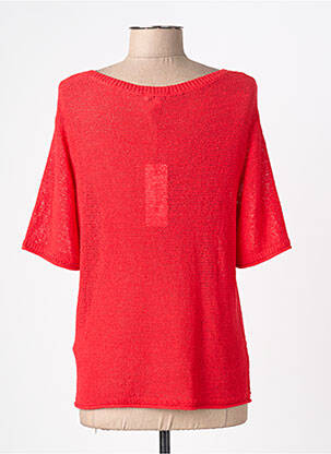 Top stretch manches courtes rouge STREET ONE femme