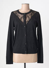 Gilet manches longues stretch noir FREEMAN T.PORTER femme
